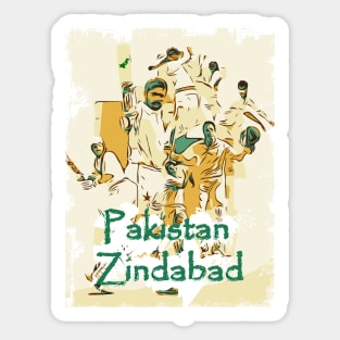 Pakistan Cricket Pakistan Zindabad T20 Sticker